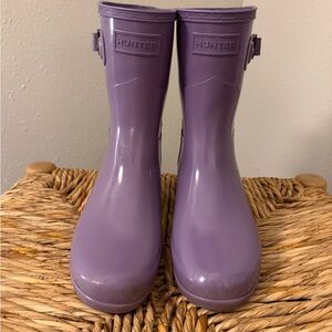 Hunter Boots Short Purple Women’s Size 6-Preowned